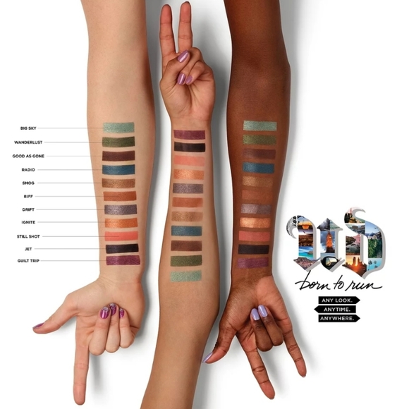 NWOT Urban Decay Born to Run Eyeshadow Palette - Picture 4 of 7